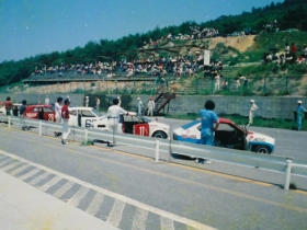 1973年6月9日 西日本オールスターレースNo.Ⅱ ルマン式スタート 野呂山スピードパーク
