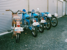 【左から】ランペットDA、CA2、BS50、CR、CR2