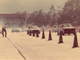 1973年11月14日 山陽放送杯自動車レース大会 クランクシャフトトラブルでリタイア 中山サーキット